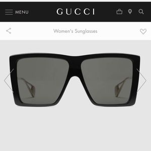 Gucci Square-Frame Sunglasses (New Collection)